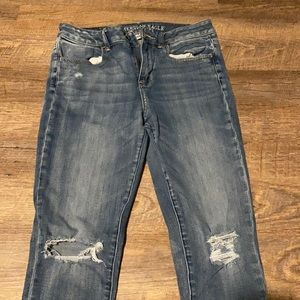 High Rise, Distressed Jeggings